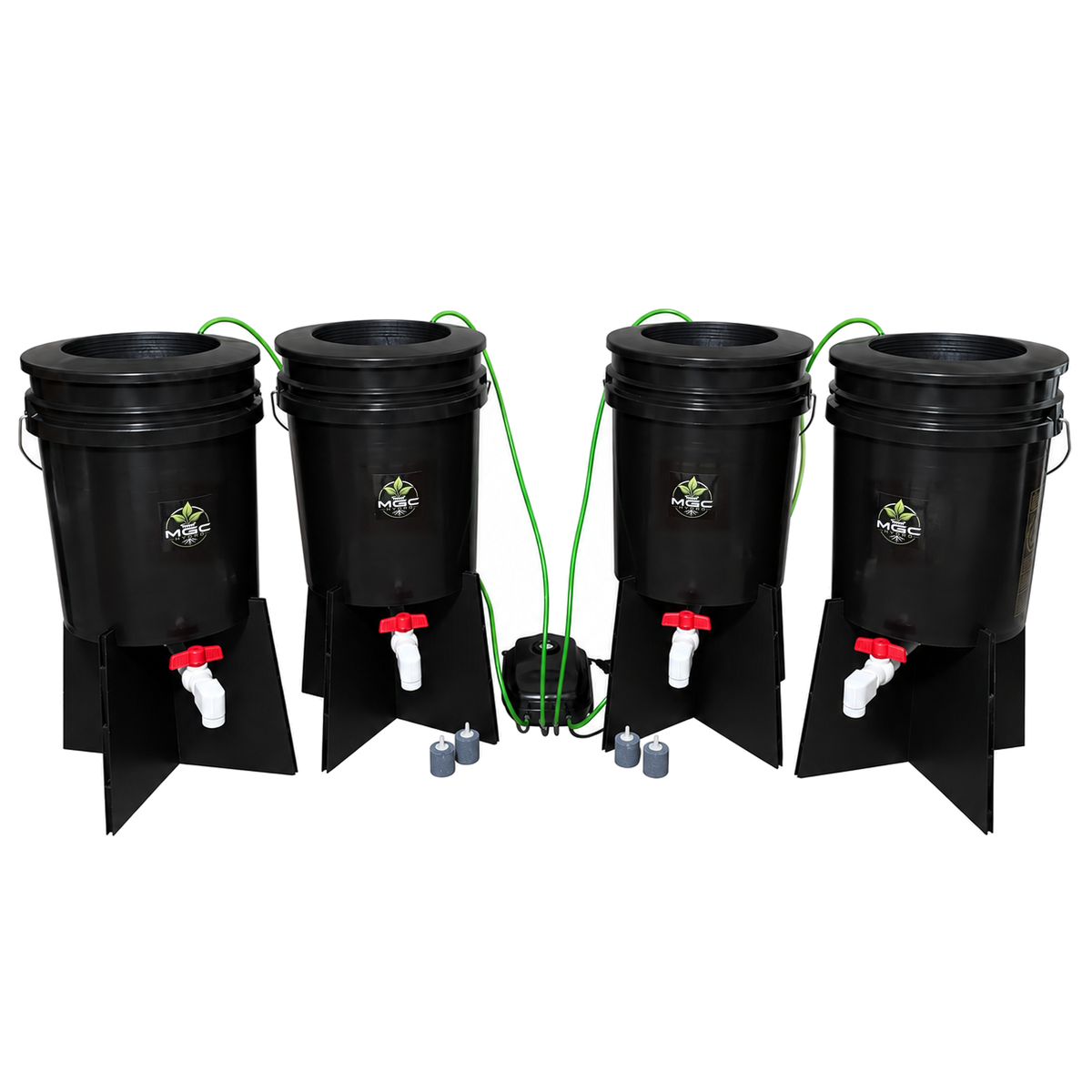 4 Bucket DWC Setup